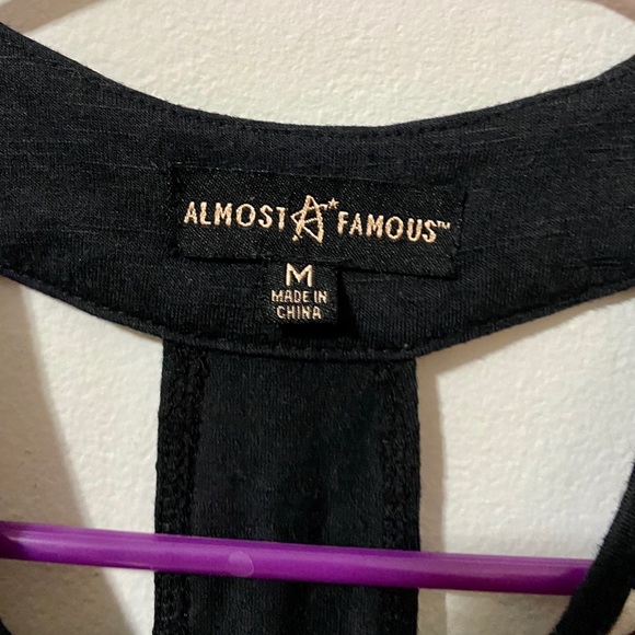 Ruffle V-Neck Top | Almost Famous | Size: M - Picture 3 of 7